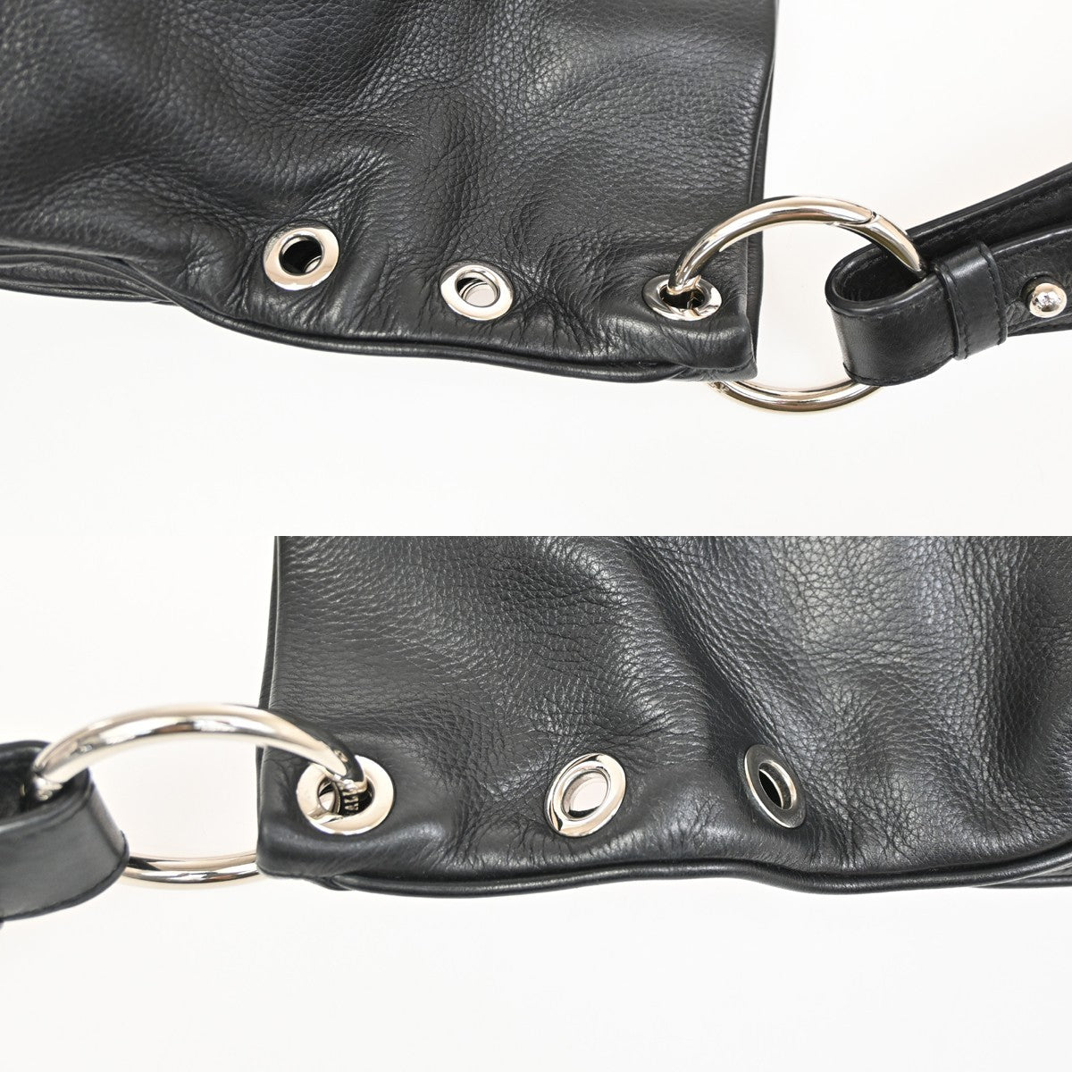 Bally Vintage Shoulder Bag Leather, BLACK, LEATHER, Shoulder bag