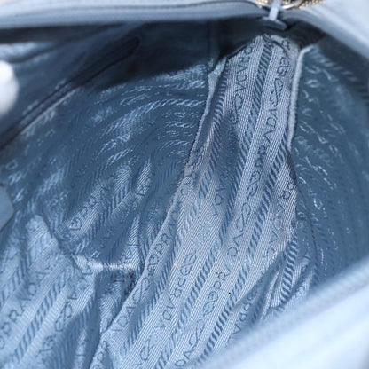 Prada Front Pocket Camera Bag Tessuto, BLUE, NYLON, Shoulder bag