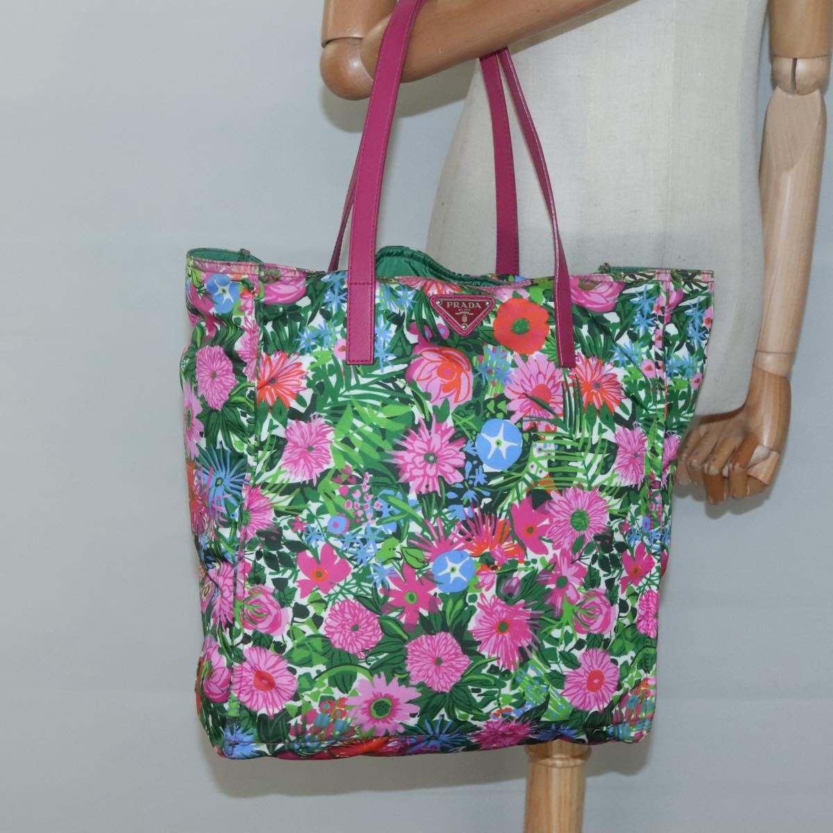 Prada Vintage Shopping Tote Nylon, MULTICOLOUR, NYLON, Tote bag