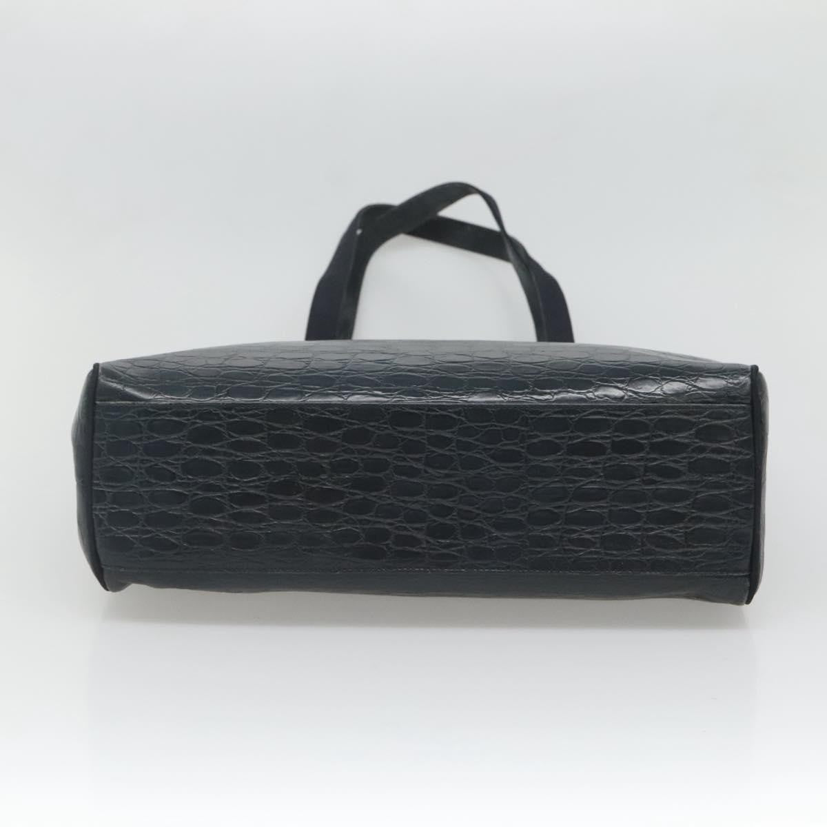 Salvatore Ferragamo Vara shoulder Bag Leather, NAVY, LEATHER, Shoulder bag