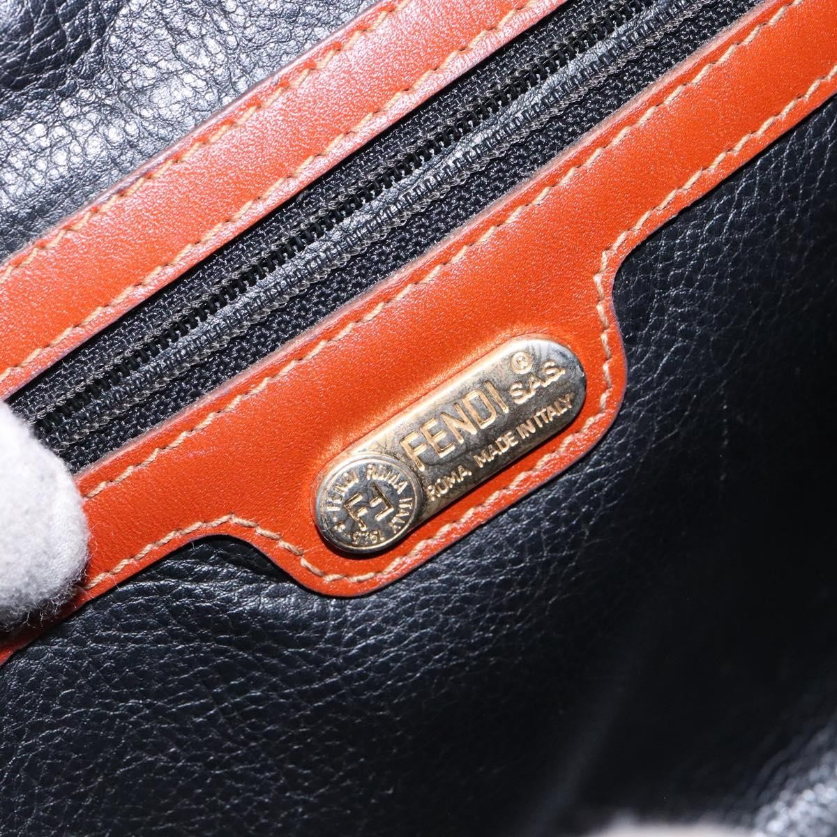 Fendi Vintage Pequin Flap Messenger Bag Coated Canvas, BROWN, CANVAS, Shoulder bag