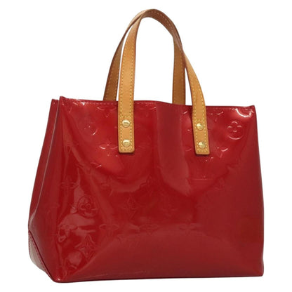 Louis Vuitton Reade Handbag Monogram Vernis, RED, PATENT_LEATHER, Handbag