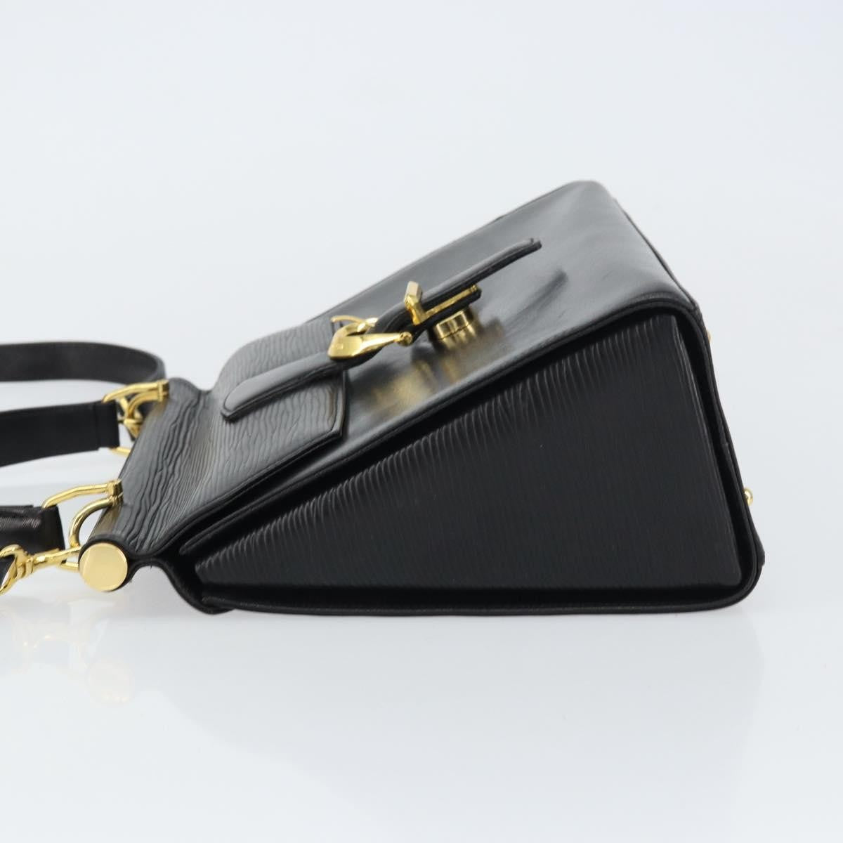 Valentino Garavani Vintage Handbag Leather, BLACK, LEATHER, Handbag