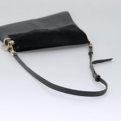 Chloe Faye Shoulder Bag Leather and Suede, BLACK, SUEDE, Shoulder bag