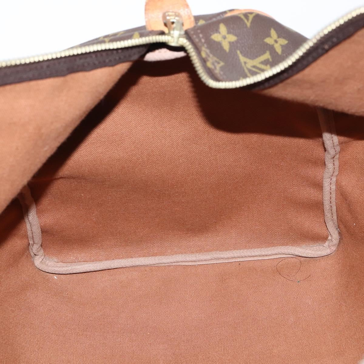 Louis Vuitton Keepall Bag Monogram Canvas, BROWN, CANVAS, Travel bag