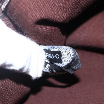 Hermes Troca Horizontal Tote Canvas, BROWN, CANVAS, Tote bag