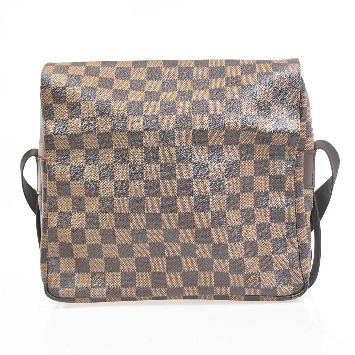Louis Vuitton Naviglio Handbag Damier, Brown, Canvas, Shoulder Bag