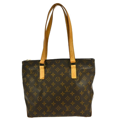 Louis Vuitton Cabas Piano Monogram Canvas, BROWN, CANVAS, Tote bag