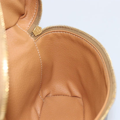 Celine Macadam Vanity Bag Canvas, BROWN, CANVAS, Clutche & pouche