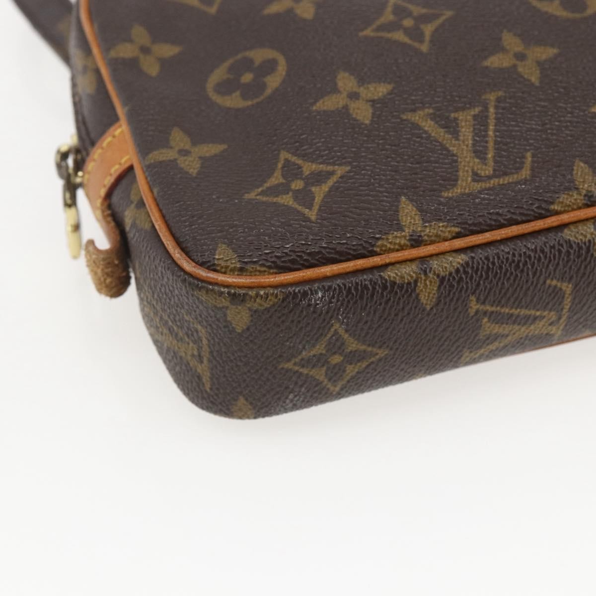 Louis Vuitton Pochette Marly Bandouliere Bag Monogram Canvas, BROWN, CANVAS, Clutche & pouche