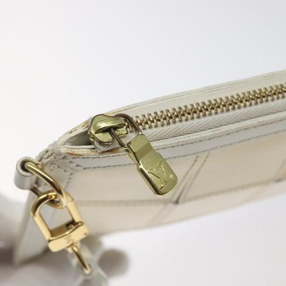 Louis Vuitton Delmonico Pochette Stretch Epi Leather, BEIGE, LEATHER, Clutche & pouche