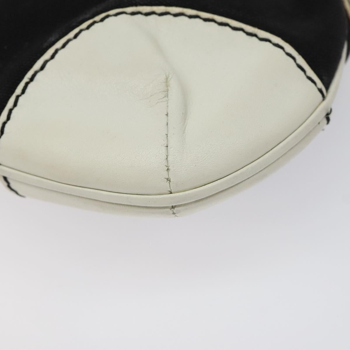 Chanel Vintage Olsen CC Chain Shoulder Bag Canvas and Leather, BLACK, CANVAS, Shoulder bag