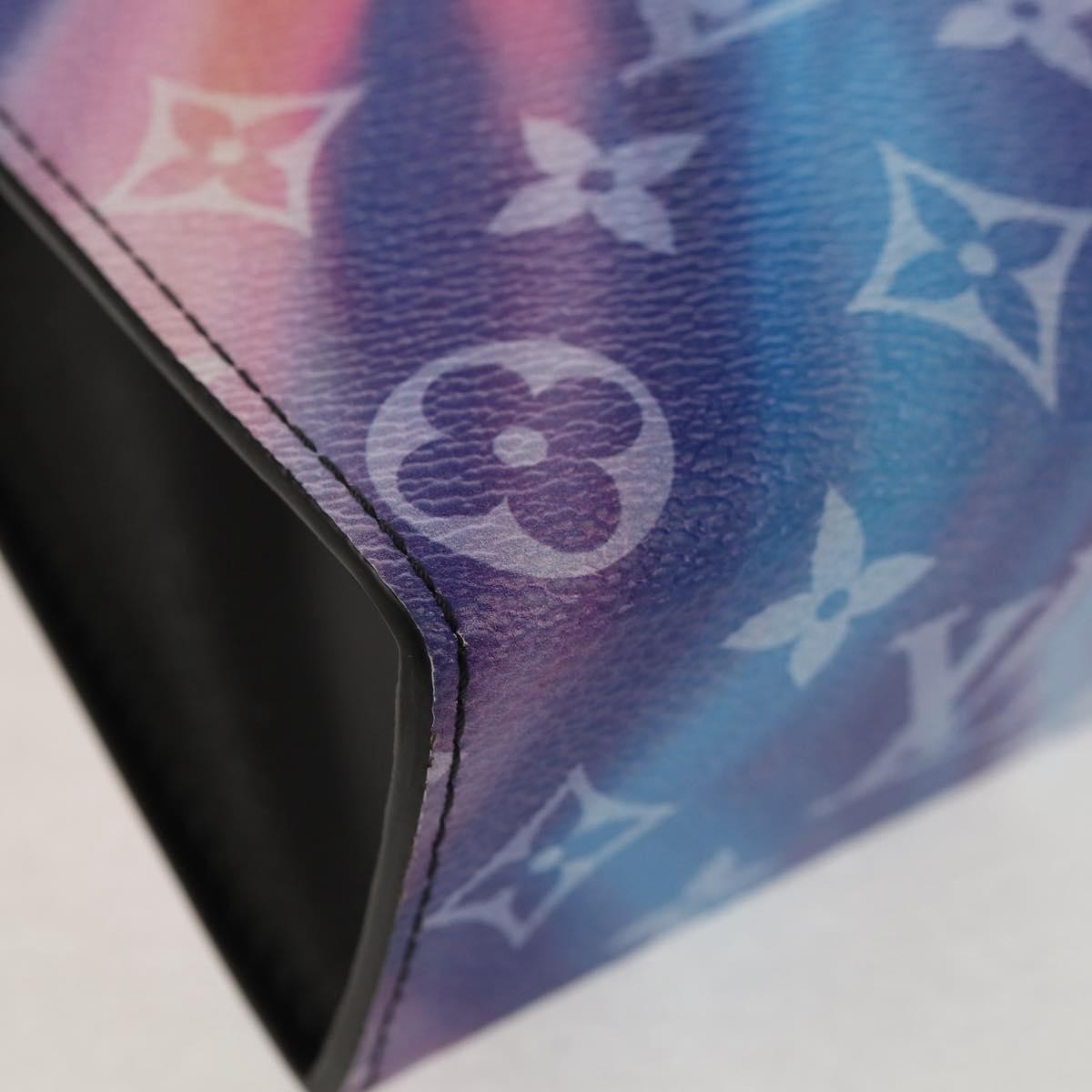 Louis Vuitton Pochette Voyage Limited Edition Monogram Sunset Canvas, MULTICOLOUR, CANVAS, Clutche & pouche