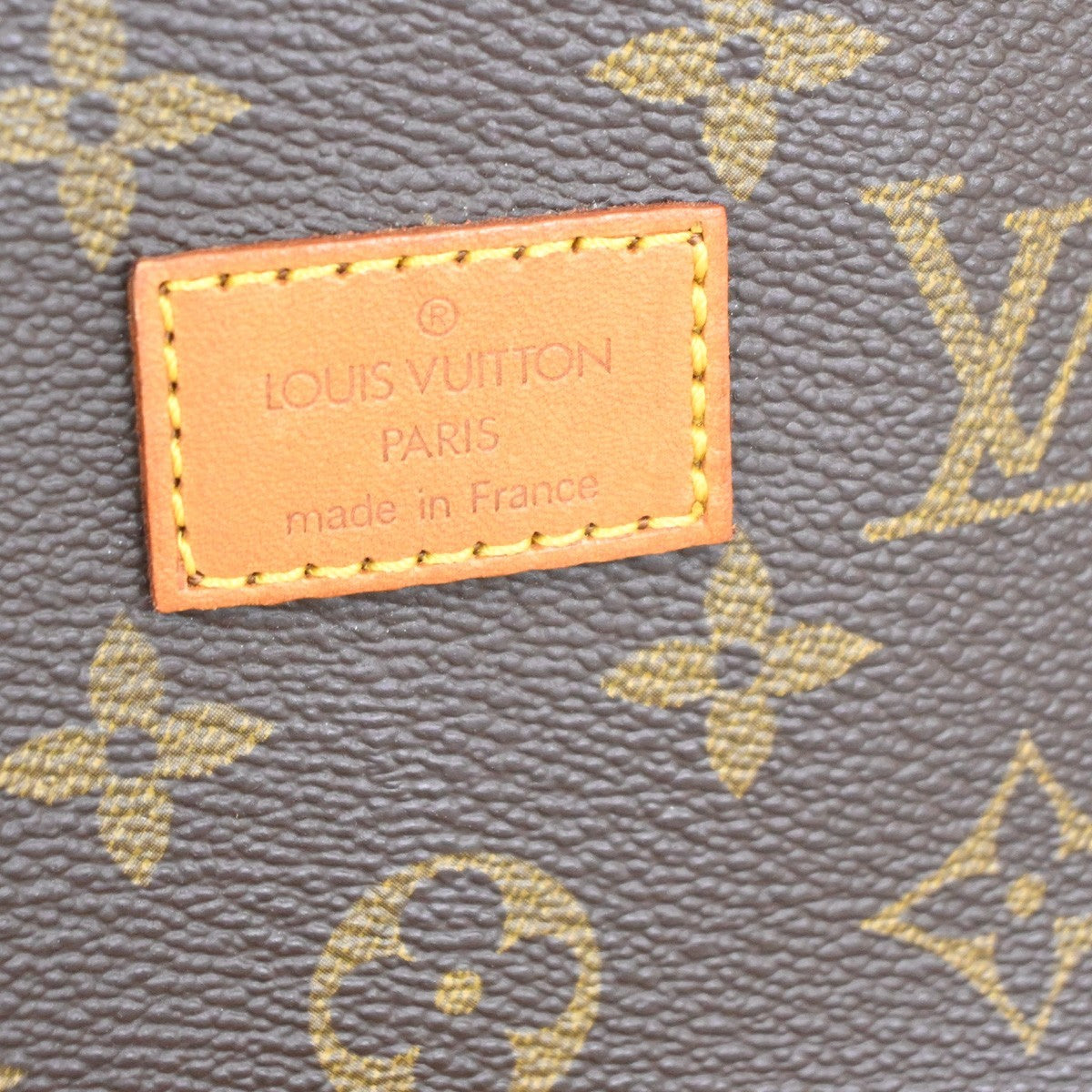Louis Vuitton Saumur Handbag Monogram Canvas, BROWN, CANVAS, Shoulder bag