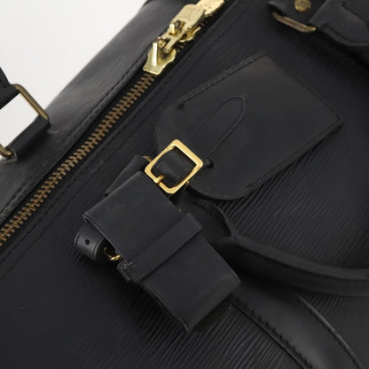 Louis Vuitton Keepall Bag Epi Leather, Black, Leather, Travel Bag