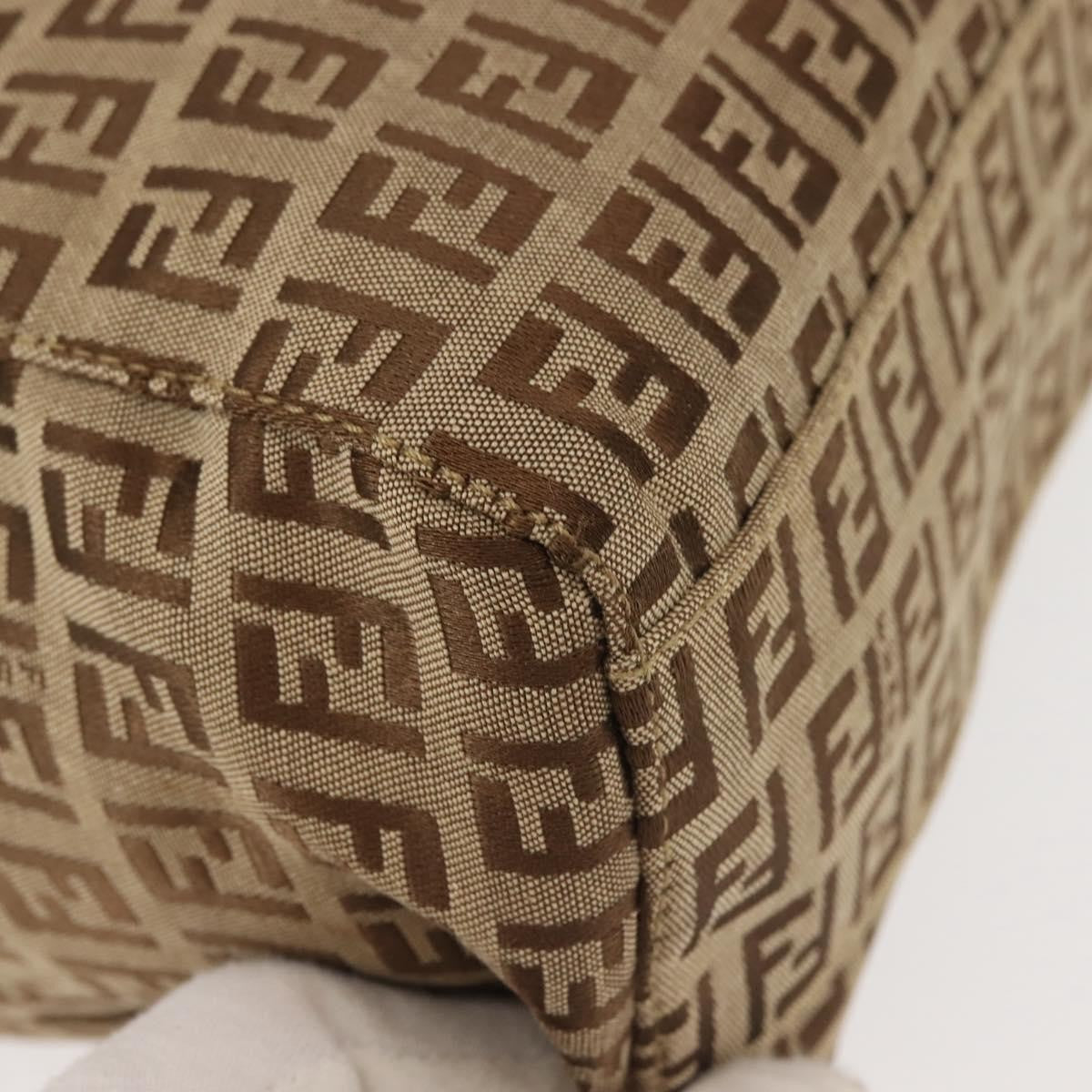 Fendi Vintage Tote Zucca Canvas, BEIGE, CANVAS, Tote bag