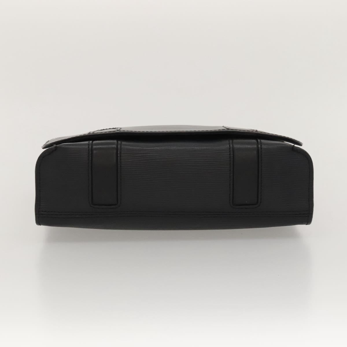 Louis Vuitton Harrington Messenger Bag Epi Leather, BLACK, LEATHER, Crossbody bag