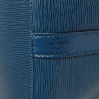 Louis Vuitton Petit Noe Handbag Epi Leather, BLUE, LEATHER, Shoulder bag