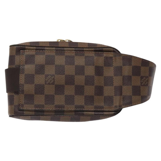 Louis Vuitton Geronimos Waist Bag Damier, BROWN, CANVAS, Clutche & pouche