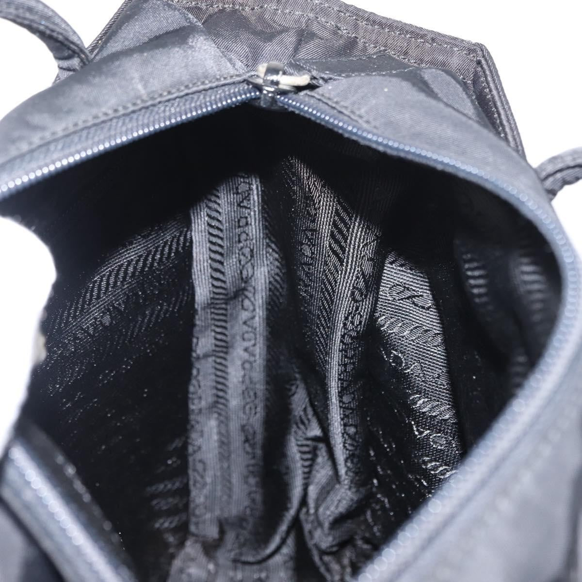 Prada Vintage Zip Tote Tessuto, BLACK, NYLON, Tote bag