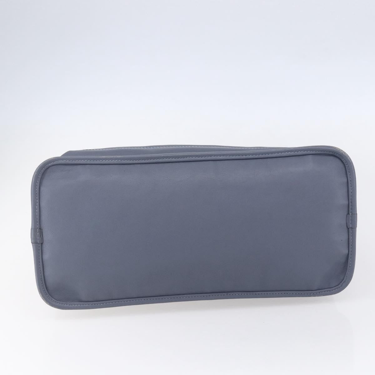 Loewe Anagram handbag Leather, BLUE, LEATHER, Handbag