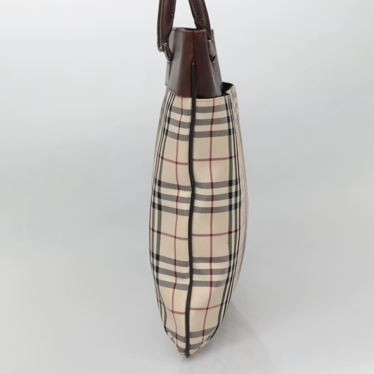 Burberry Nova Check Tote Nylon, BEIGE, NYLON, Tote bag