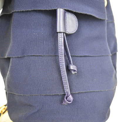 Salvatore Ferragamo Vara Chain Backpack Canvas, Purple, Canvas, Backpack