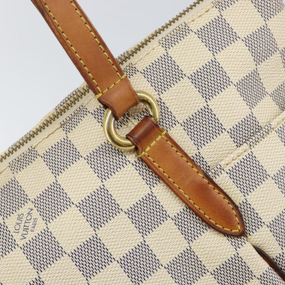Louis Vuitton Totally Handbag Damier, WHITE, CANVAS, Tote bag