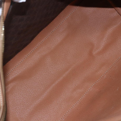 Celine Vintage Macadam Boston bag Canvas, BROWN, CANVAS, Handbag