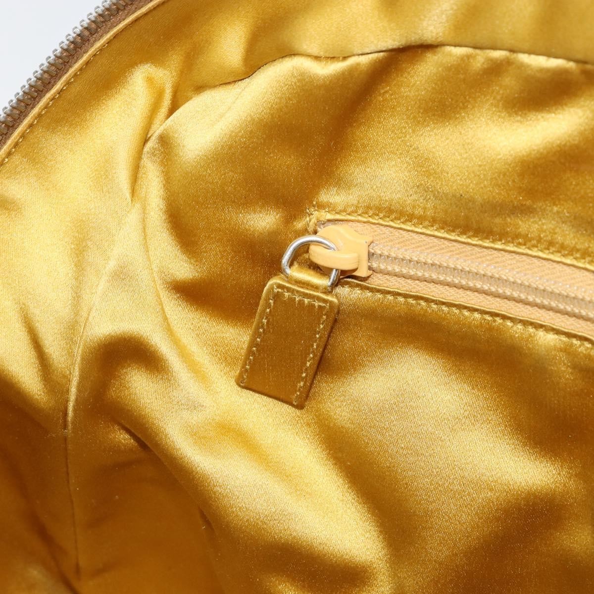 Prada Bowler Bag Canvas with Leather, BEIGE, CANVAS, Handbag