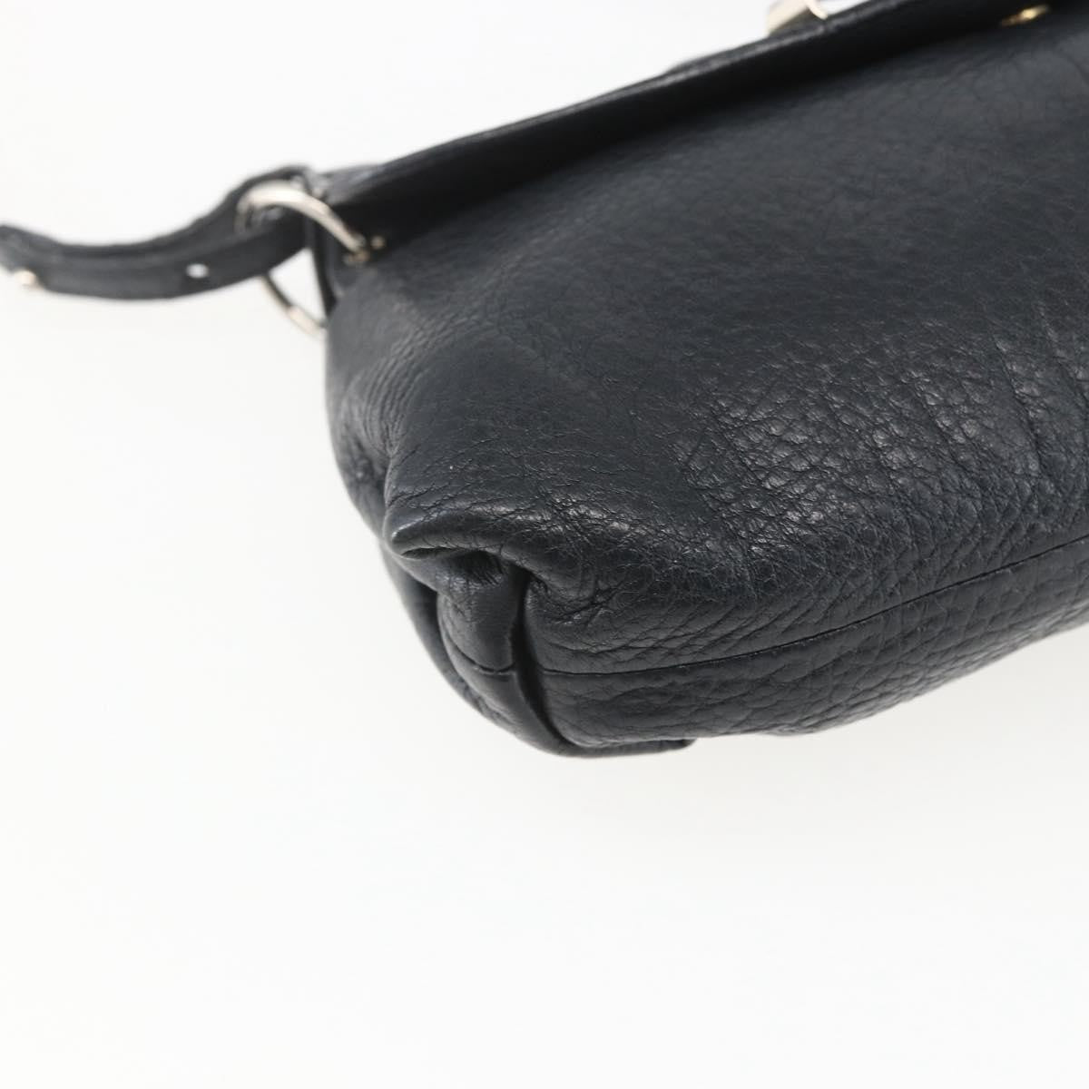 Chloe Lily Shoulder bag Leather, BLACK, LEATHER, Shoulder bag