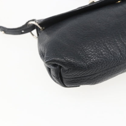 Chloe Lily Shoulder bag Leather, BLACK, LEATHER, Shoulder bag