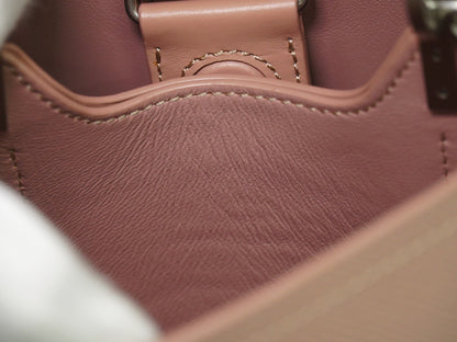 Prada Panier Bucket Bag Saffiano Leather, BEIGE, LEATHER, Crossbody bag