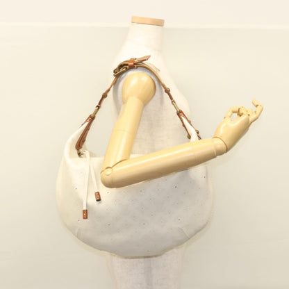Louis Vuitton Onatah Hobo Mahina Leather, BEIGE, LEATHER, Shoulder bag