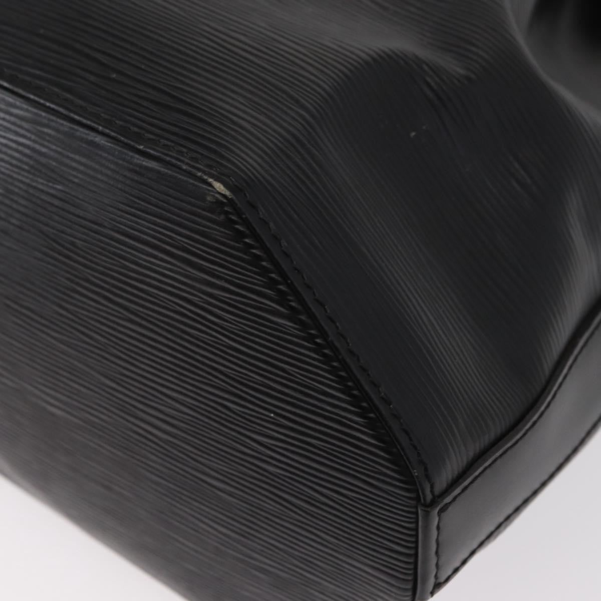 Louis Vuitton Vintage Sac d'Epaule Handbag Epi Leather, BLACK, LEATHER, Shoulder bag