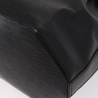 Louis Vuitton Vintage Sac d'Epaule Handbag Epi Leather, BLACK, LEATHER, Shoulder bag