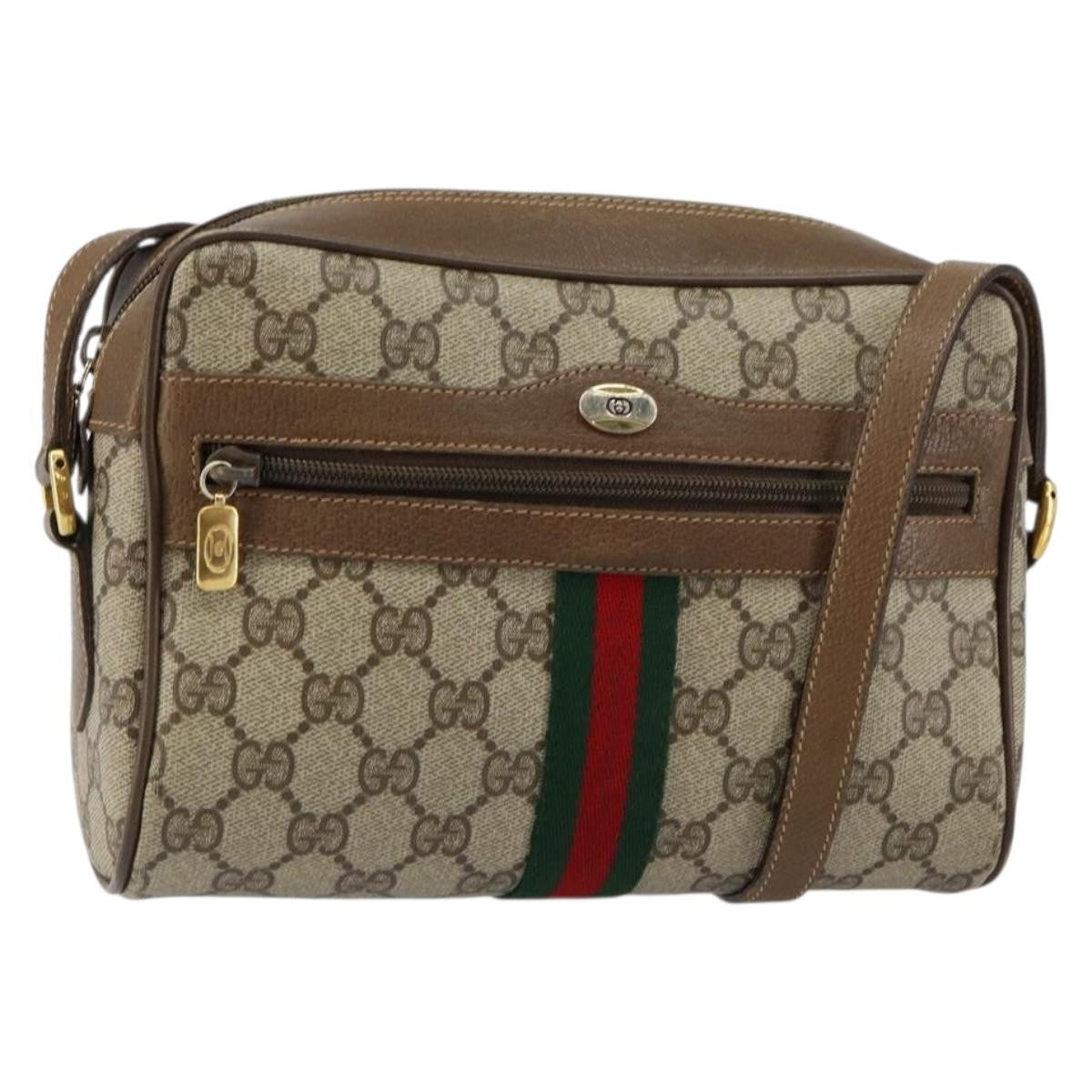 Gucci Ophidia Shoulder Bag GG Coated Canvas, BEIGE, CANVAS, Shoulder bag