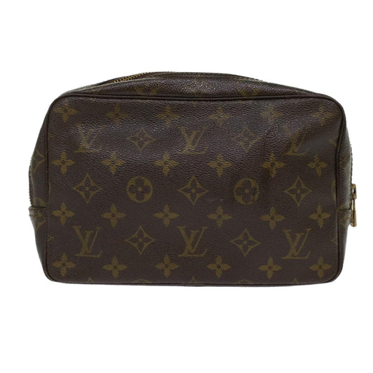 Louis Vuitton Trousse Toilette Monogram Canvas, BROWN, CANVAS, Clutche & pouche