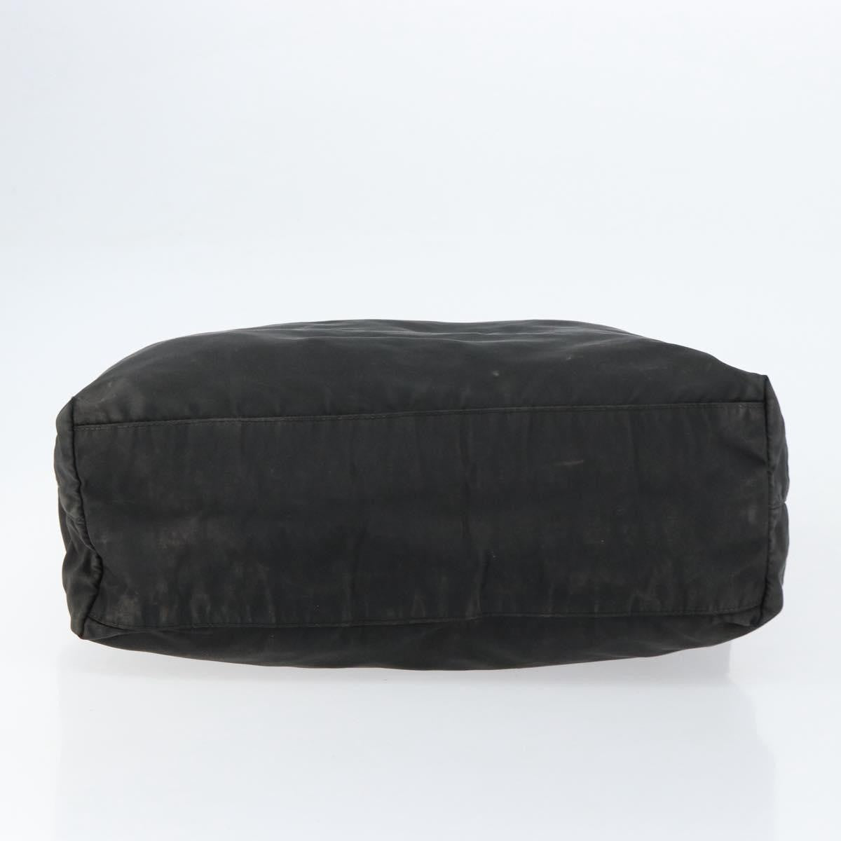 Prada Vintage Zip Tote Tessuto, BLACK, NYLON, Tote bag