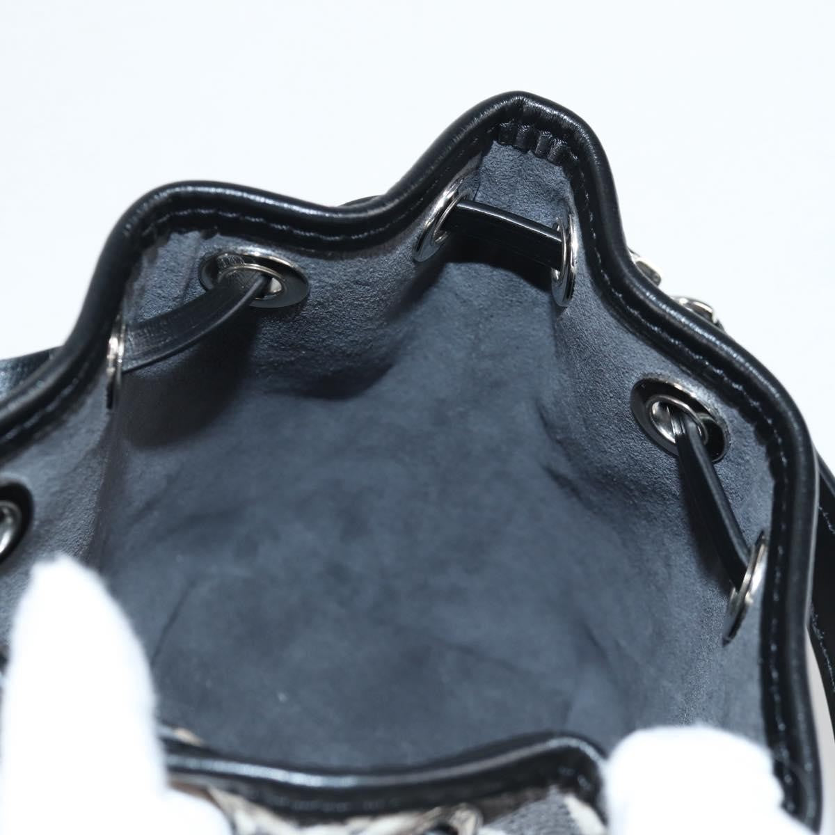 Louis Vuitton Noe NM Handbag Monogram Jacquard Denim, BLACK, CANVAS, Shoulder bag