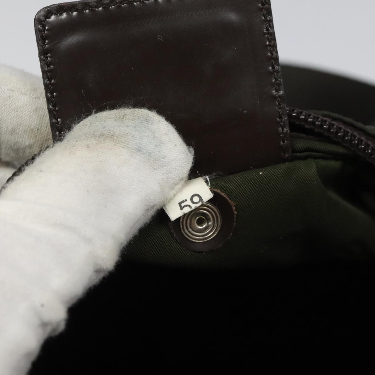 Prada Vintage Zip Tote Tessuto, KHAKI, NYLON, Tote bag