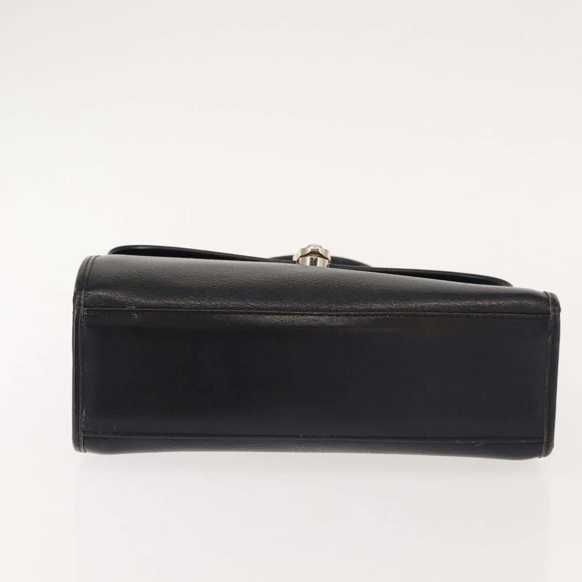 Burberry Vintage Handbag Leather, BLACK, LEATHER, Handbag