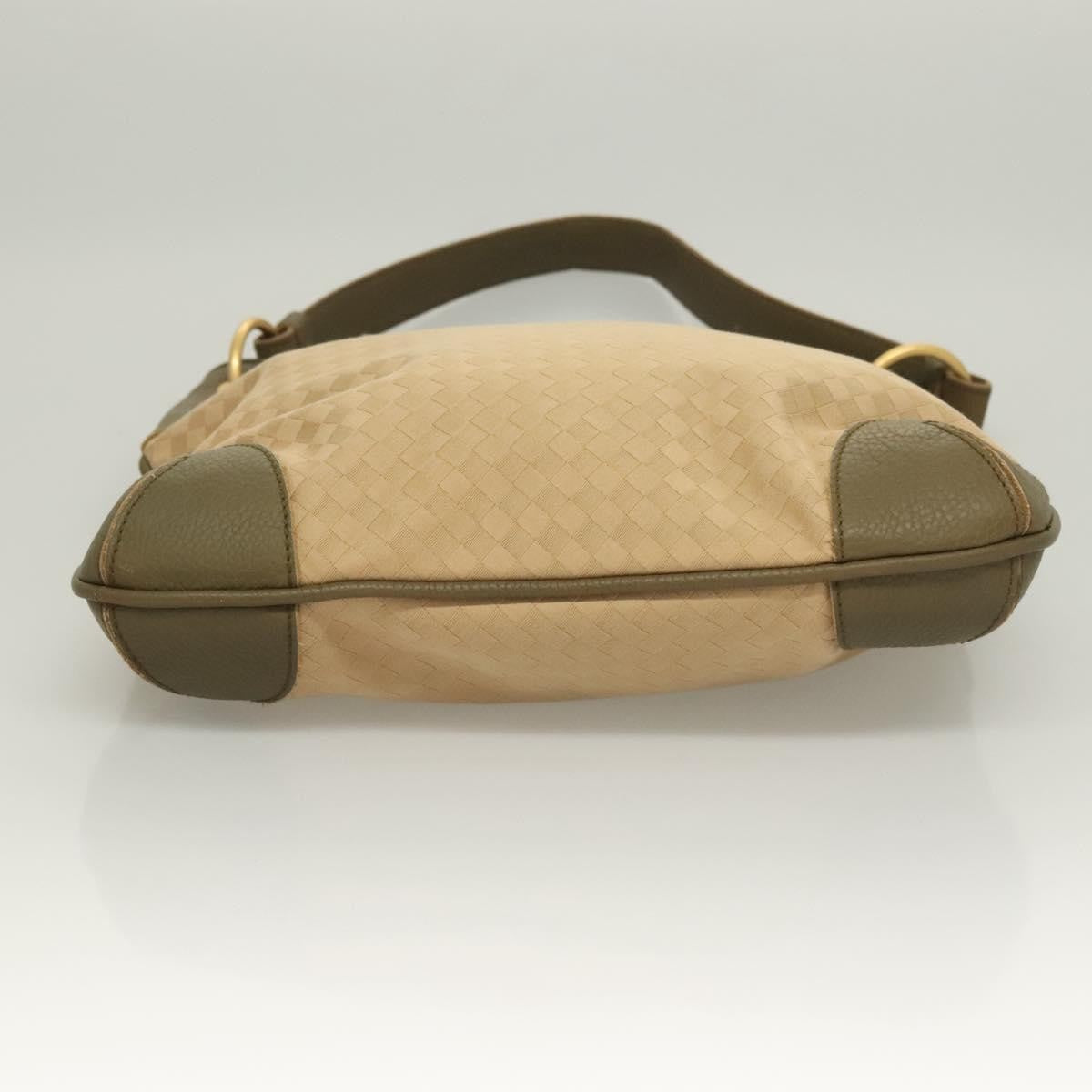 Bottega Veneta Vintage Shoulder Bag Canvas, BEIGE, CANVAS, Shoulder bag