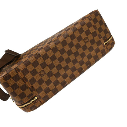 Louis Vuitton Dorsoduro Messenger Bag Damier, BROWN, CANVAS, Shoulder bag