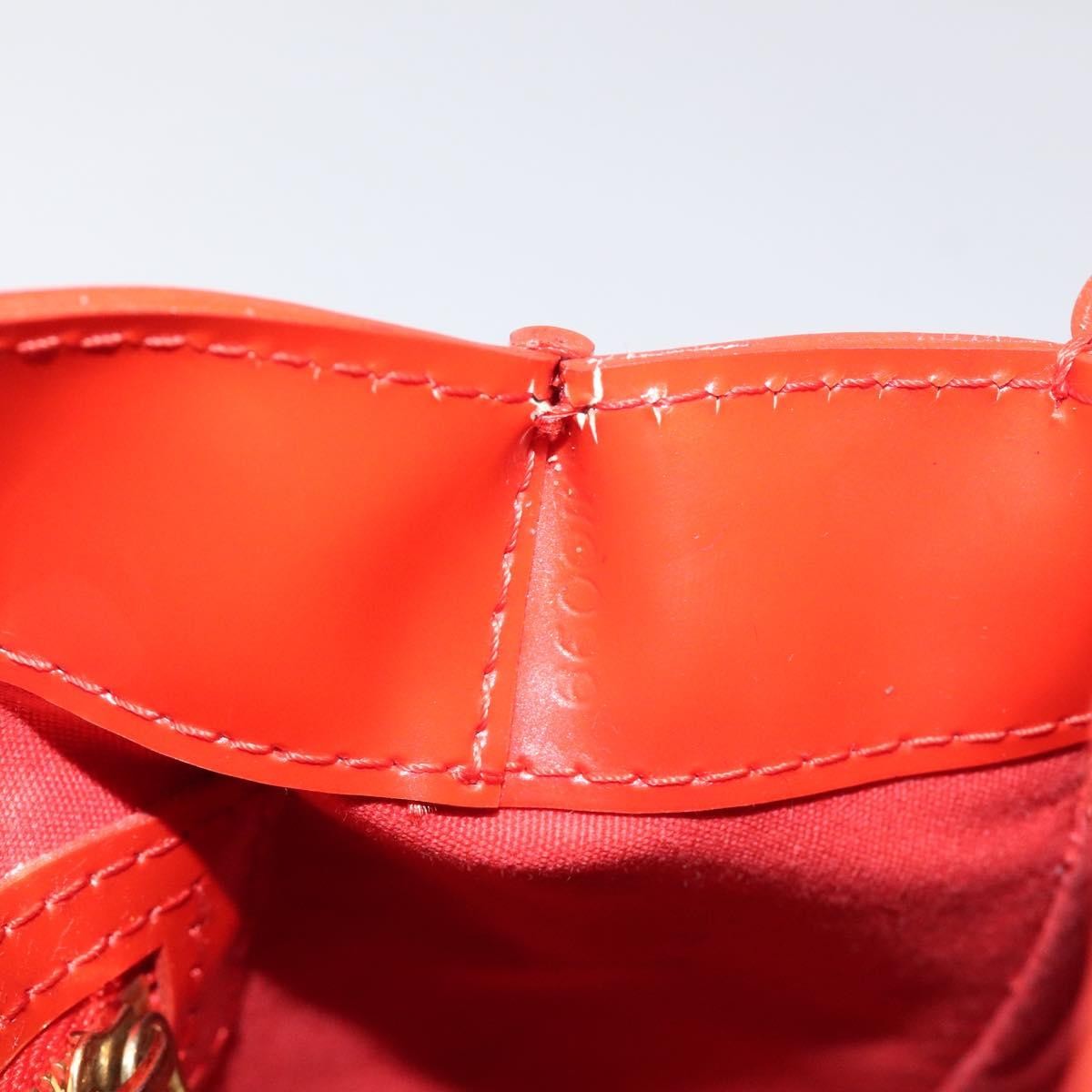 Louis Vuitton Wilshire Handbag Monogram Vernis, ORANGE, PATENT_LEATHER, Handbag