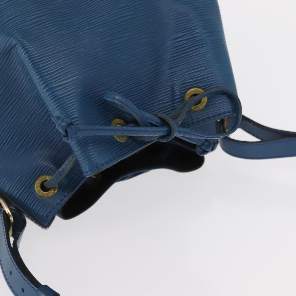 Louis Vuitton Noe Handbag Epi Leather, BLUE, LEATHER, Shoulder bag
