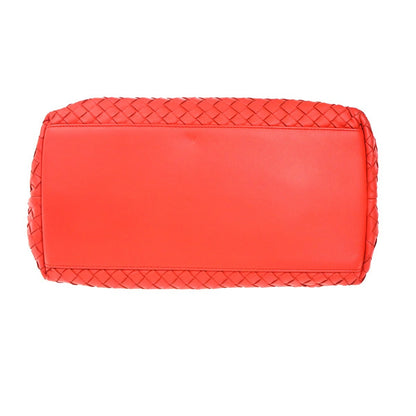 Bottega Veneta 2-Pocket Convertible Tote Intrecciato Nappa, RED, LEATHER, Tote bag