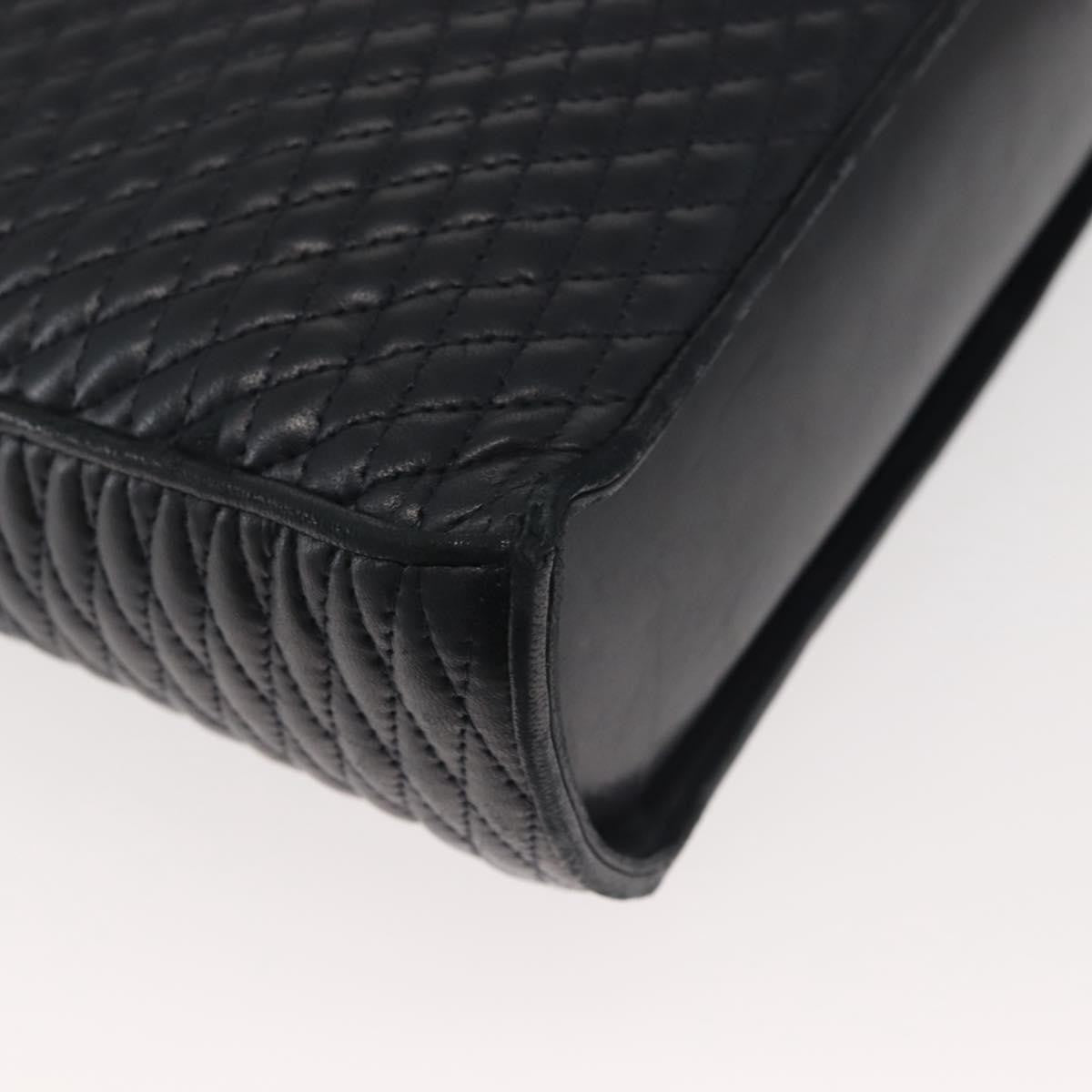 Bally Vintage Shoulder Bag Leather, NAVY, LEATHER, Shoulder bag