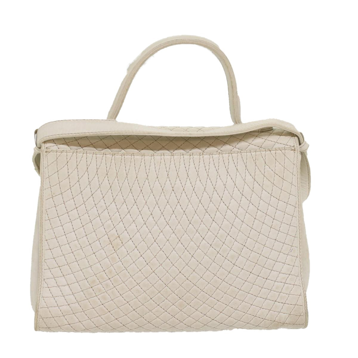 Bally Handbag Leather, WHITE, LEATHER, Handbag