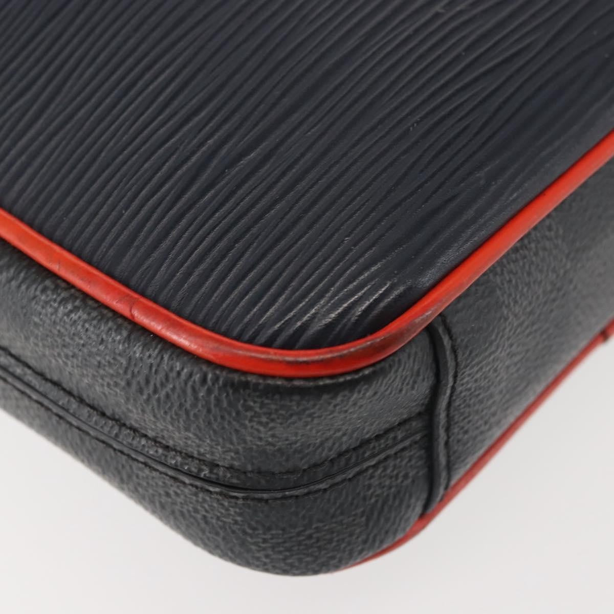 Louis Vuitton Danube Handbag Epi Leather, NAVY, LEATHER, Handbag